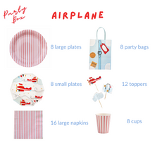 Load image into Gallery viewer, Airplane Party Supplies in a Box