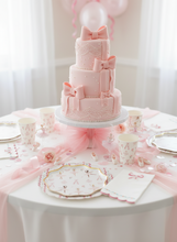 Load image into Gallery viewer, ballerina party supplies in a box pink ballet birthday decoration set