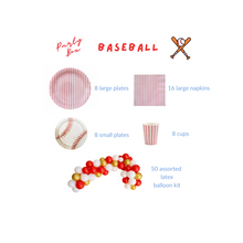 Load image into Gallery viewer, Baseball Party Supplies in a Box