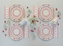 Load image into Gallery viewer, coquette cherry plates cups and napkins