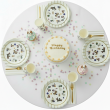 Load image into Gallery viewer, Dogs Coquette Dessert Plates 8" (Set of 8)