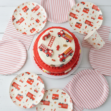 Load image into Gallery viewer, Firetruck Party Supplies in a Box