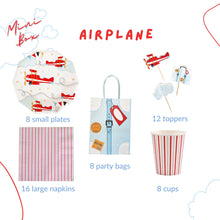 Load image into Gallery viewer, Airplane Party Supplies in a Box