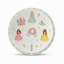 Load image into Gallery viewer, party plate with princess bows coquette party