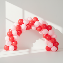 Load image into Gallery viewer, red_and_pink_balloons garland arch