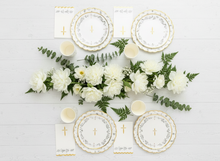 Load image into Gallery viewer, Religious Eucalyptus Dessert Plates 8" (Set of 8)