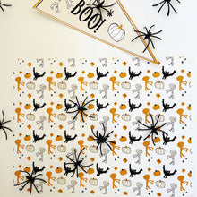 Load image into Gallery viewer, Mummy Pumpkin Halloween Placemat Printable