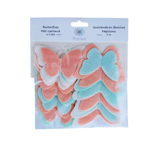 Load image into Gallery viewer, Peach mint Butterfly Fairy Garland - Pooka Party