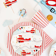 Load image into Gallery viewer, Airplane Small Plates (Set of 8) - Pooka Party