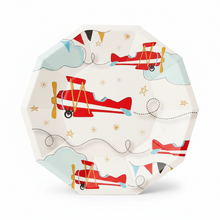 Load image into Gallery viewer, Airplane Small Plates (Set of 8) - Pooka Party