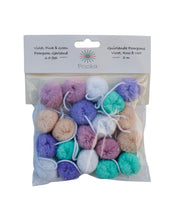Load image into Gallery viewer, Pink Pompom Garland - Pooka Party