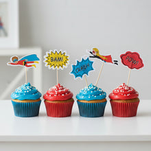 Load image into Gallery viewer, Superhero Party Supplies in a Box - Pooka Party