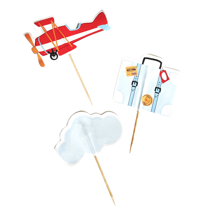 Airplane Toppers (Set of 12) - Pooka Party