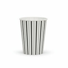 Load image into Gallery viewer, Black and white paper Cups - Pooka Party