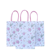 Load image into Gallery viewer, Standing front view Pink flowers Party Bags - Pooka Party
