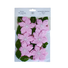 Load image into Gallery viewer, felt pink flower garland