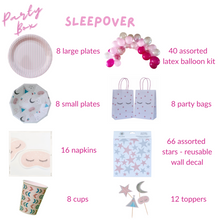 Load image into Gallery viewer, Sleepover Party Supplies in a Box - Pooka Party
