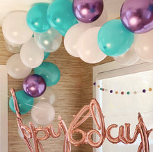 Load image into Gallery viewer, Mint, Pastel Pink and Purple Balloon Arch Kit - Pooka Party