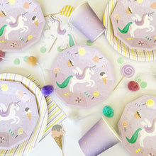 Load image into Gallery viewer, Sweet Unicorn Cups and Plates - Pooka Party
