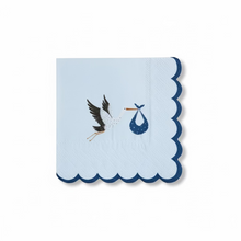 Load image into Gallery viewer, Blue Baby Shower Napkins (Set of 16)
