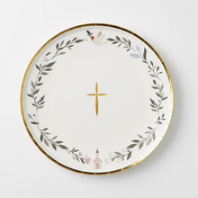 Load image into Gallery viewer, Religious Eucalyptus Dessert Plates 8&quot; (Set of 8)
