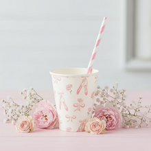 Load image into Gallery viewer, Princess ballerina party cups for garden tea party
