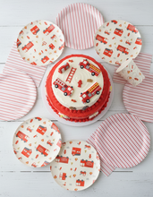 Load image into Gallery viewer, Red Fine Stripes Napkins (Set of 16)
