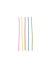 Load image into Gallery viewer, Striped Birthday Long Candles 20ct  Bright Colorful Cake Candles for Parties, Celebrations and Cupcakes
