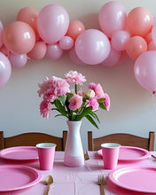 Load image into Gallery viewer, Classic Pastel Pink Plastic Tablecloth: Baby Shower Party Table Cover (54 x 108 in
