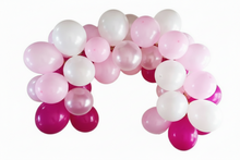 Load image into Gallery viewer, Pink Blend &amp; White Balloon Garland Kit
