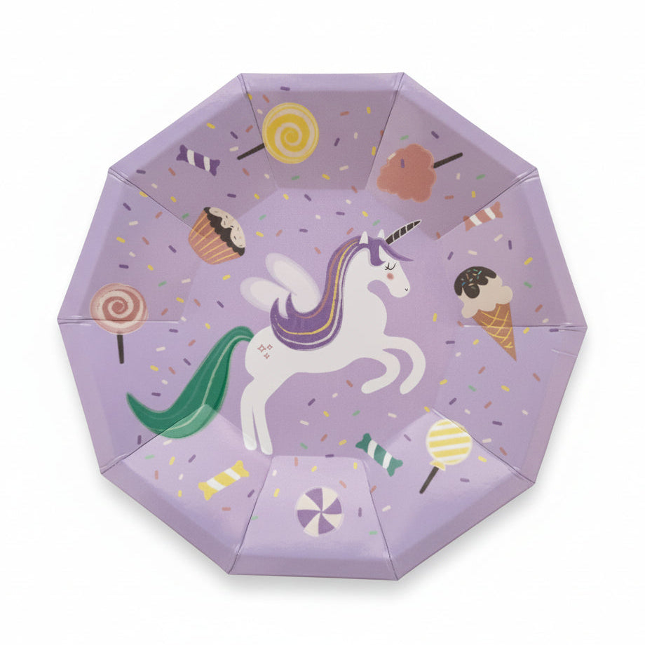 Sweet Unicorn Small Plates (Set of 8)