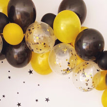 Load image into Gallery viewer, Black and Gold Balloon Garland Kit - Pooka Party
