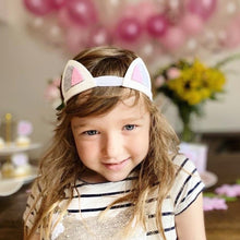 Load image into Gallery viewer, girl with cat ear headband  - Pooka Party - Pooka Party

