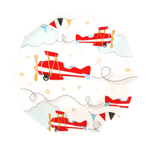 Load image into Gallery viewer, Airplane Small Plates (Set of 8) - Pooka Party
