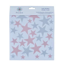 Load image into Gallery viewer, Gray and Pink Stars Wall Decal - Pooka Party
