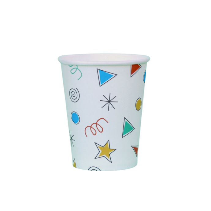 Happy Colors Birthday Cups - Pooka Party