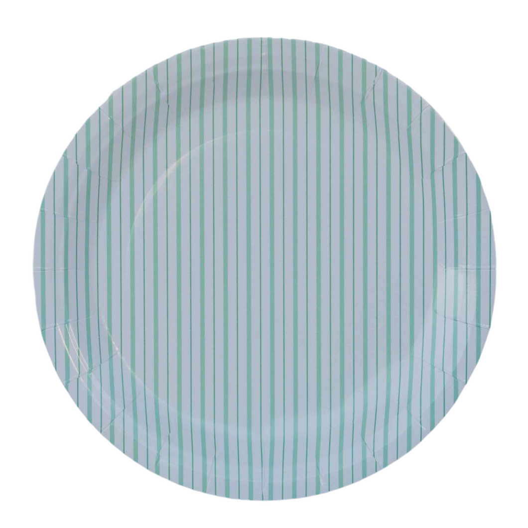 Mint paper plates - Pooka Party