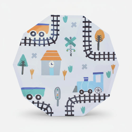 Steam Train Party Supplies in a Box - Pooka Party