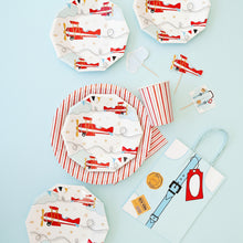 Load image into Gallery viewer, Airplane Small Plates (Set of 8) - Pooka Party
