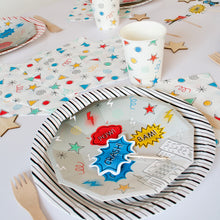 Load image into Gallery viewer, Superhero party Plates - Pooka Party
