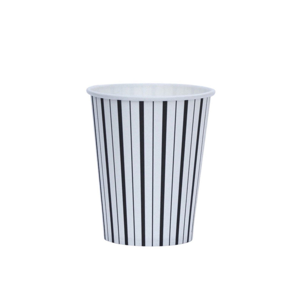 Black and white paper Cups - Pooka Party