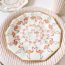 Load image into Gallery viewer, Flamingo Small Plates (Set of 8) - Pooka Party
