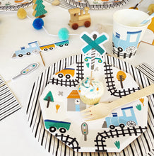 Load image into Gallery viewer, Steam Train Paper Plates - Pooka Party
