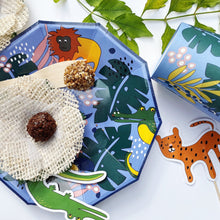 Load image into Gallery viewer, Tropical Forest Animals Paper Plates - Pooka Party
